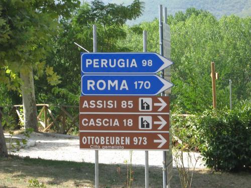 Road signs in Italy