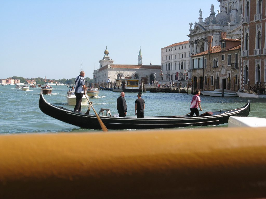 Traghetto boat in Venice, Italy