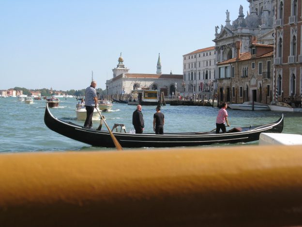 Traghetto boat in Venice, Italy