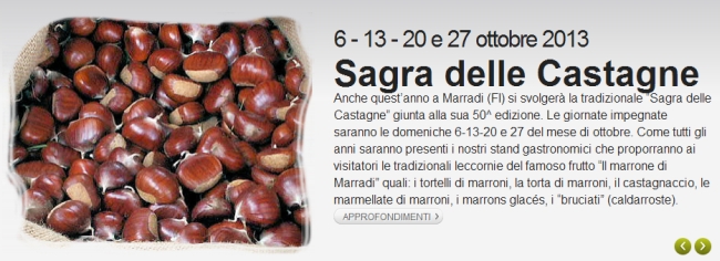 Marradi Chestnut Festival October