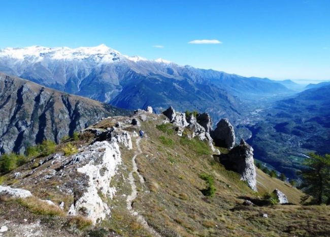 Hiking Italian Alps Quattro Denti