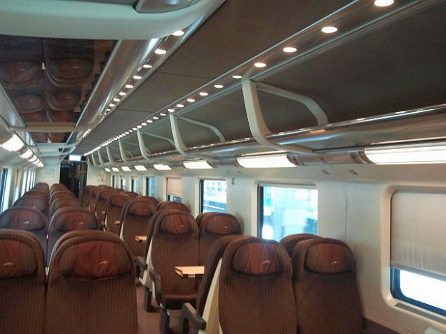 Italian train travel, second class