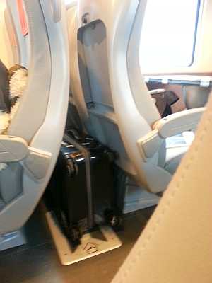 Italy train travel, luggage storage